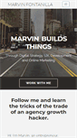 Mobile Screenshot of marvinfontanilla.com